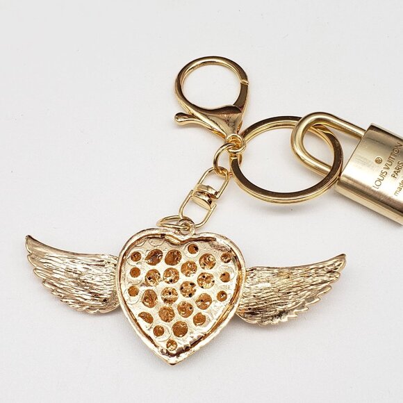 Authentic Louis Vuitton Lock & Key with unbranded Bagcharm, Keycharm, Keychain - Picture 6 of 9